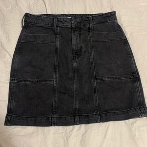 black jeans mini skirt, never worn, medium